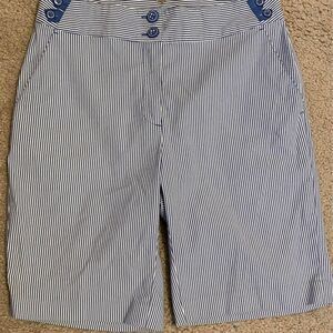 Women’s EP Pro Golf Shorts Blue & White 
Size 2